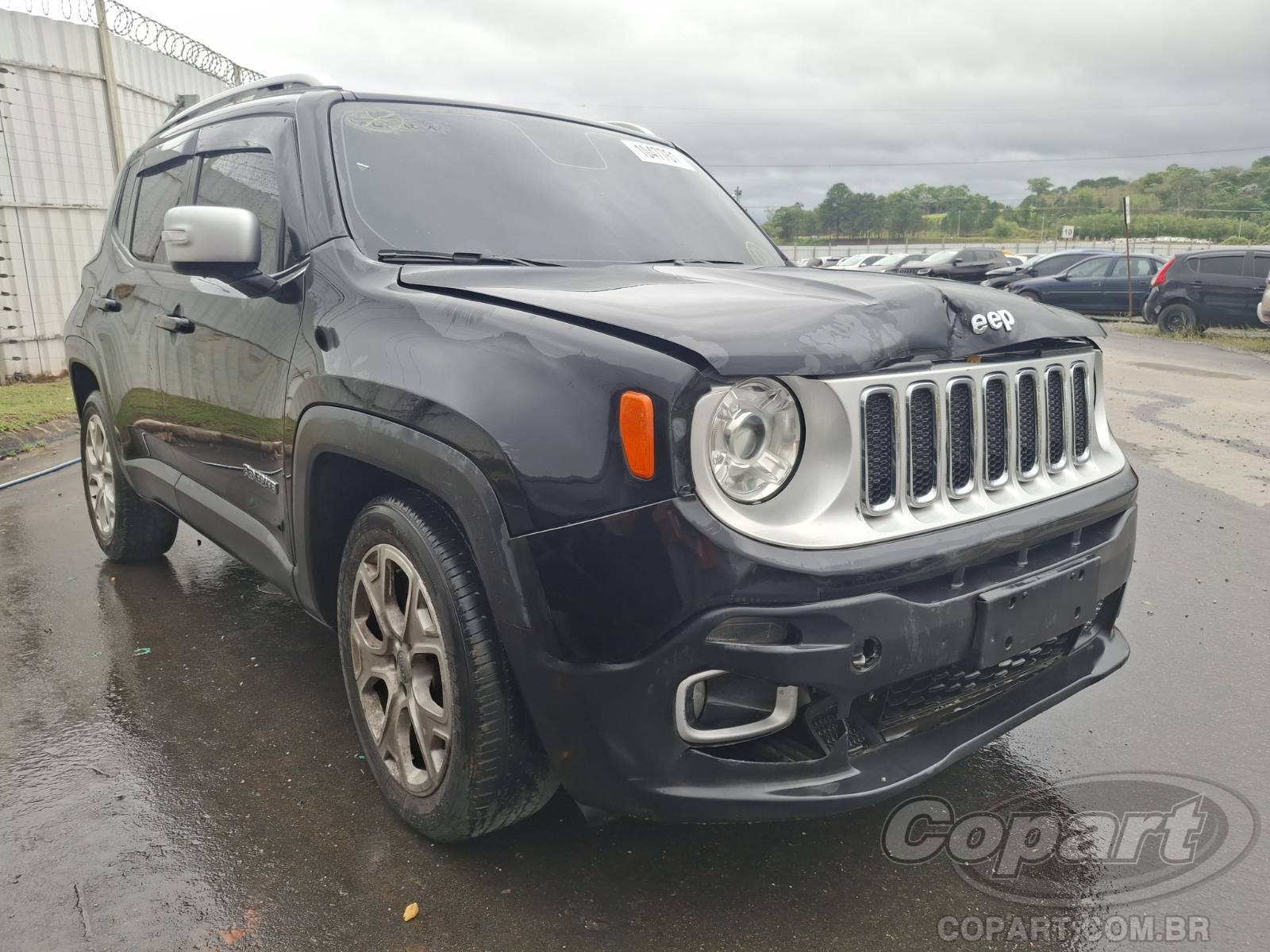 Veículo Fiat Renegade JEEP RENEGADE LIMITED 1.8 16V E.TORQ EVO FLEXIVEL ALCOOL/GASOLINA 2017 2018 em leilão