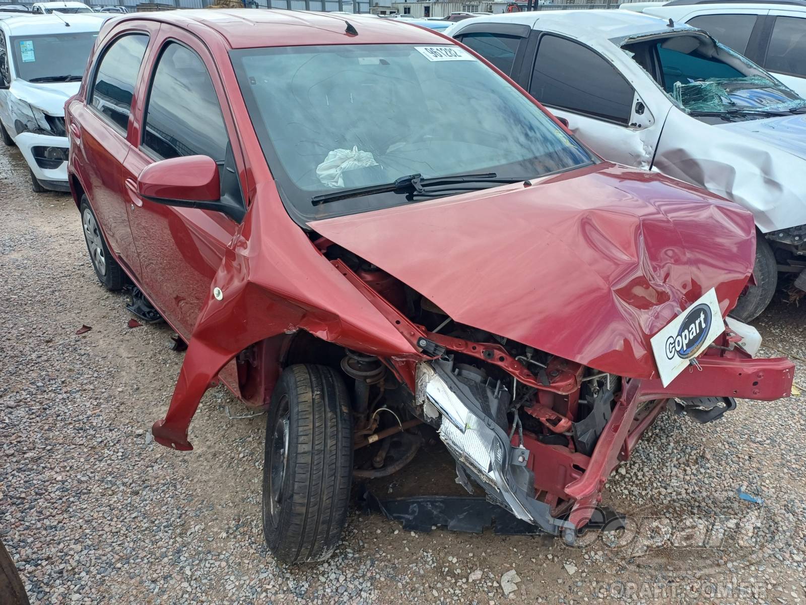Veículo Toyota Etios Toyota Etios X 1.3 16V 2015 Colisão Média Monta 2015 em leilão