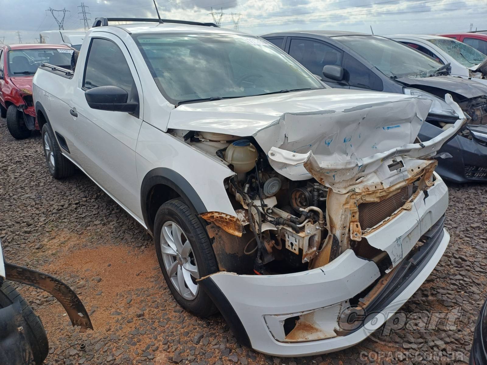Veículo VW - VolksWagen Saveiro VOLKSWAGEN SAVEIRO 2016 Trendline 1.6 MSI 2016 em leilão
