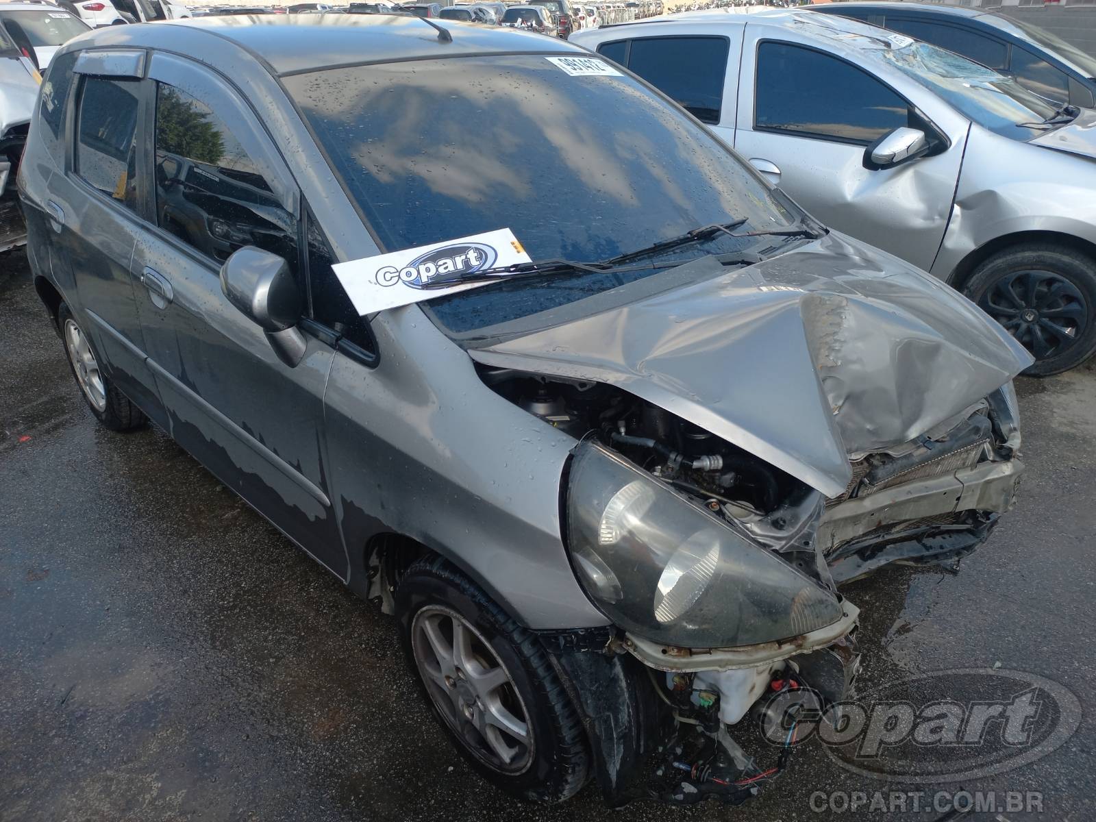 Veículo Honda Fit Honda Fit EX 1.5 16V 2008 Colisão Média Monta 2008 em leilão