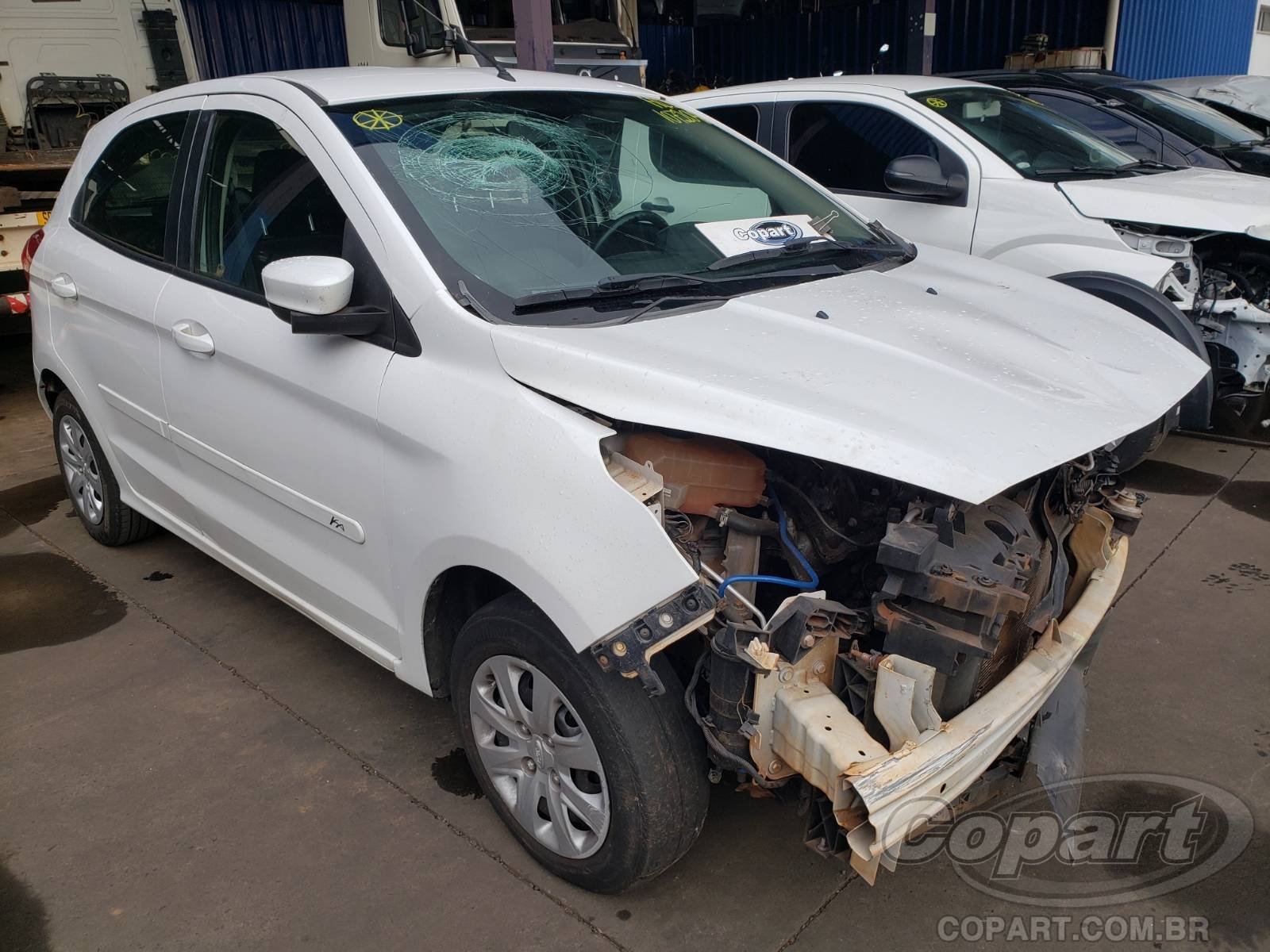 Ford Ka SE 1.0 12V TiVCT 2015 Colisão Frontal