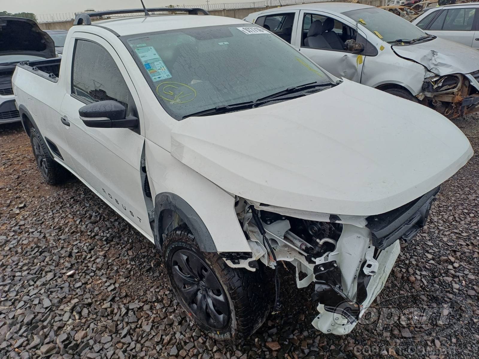 Veículo VW - VolksWagen Saveiro Volkswagen Saveiro Robust 1.6 16V MSI 2025 Médio Dano Frontal 2025 em leilão