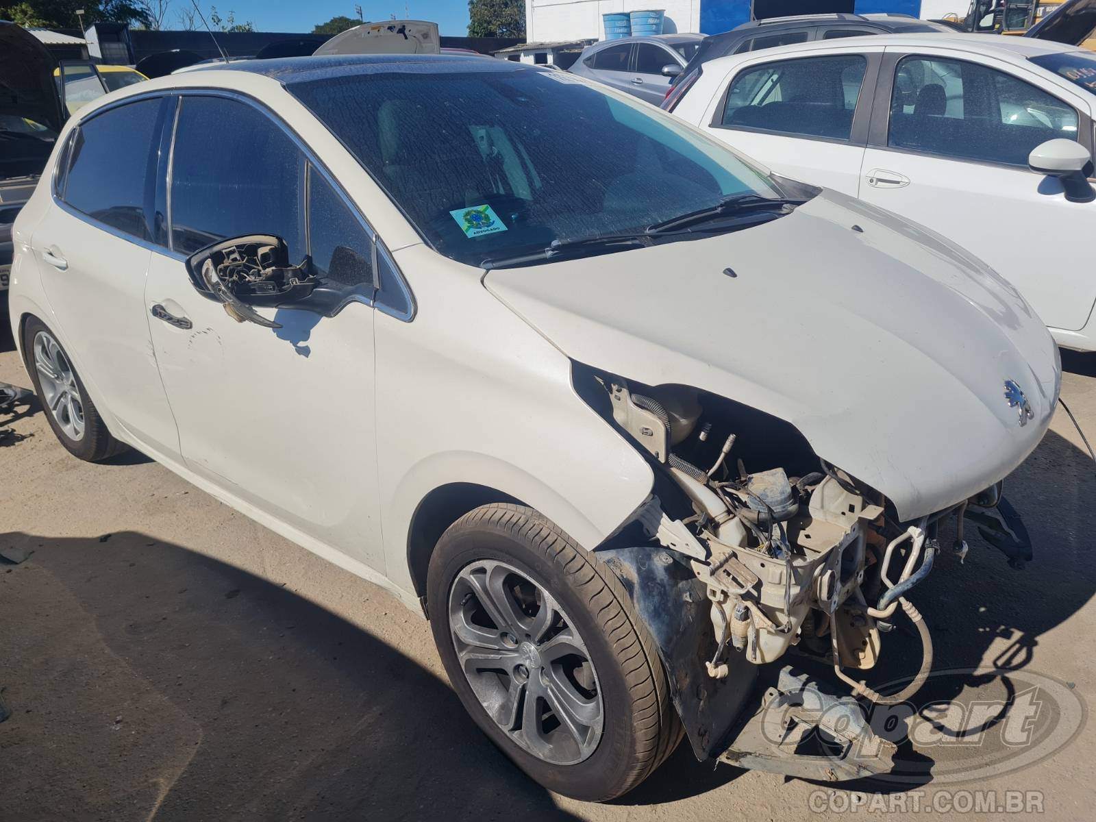 Veículo Peugeot 208 Peugeot 208 Griffe 1.6 16V VVT 2015 Colisão 2015 em leilão