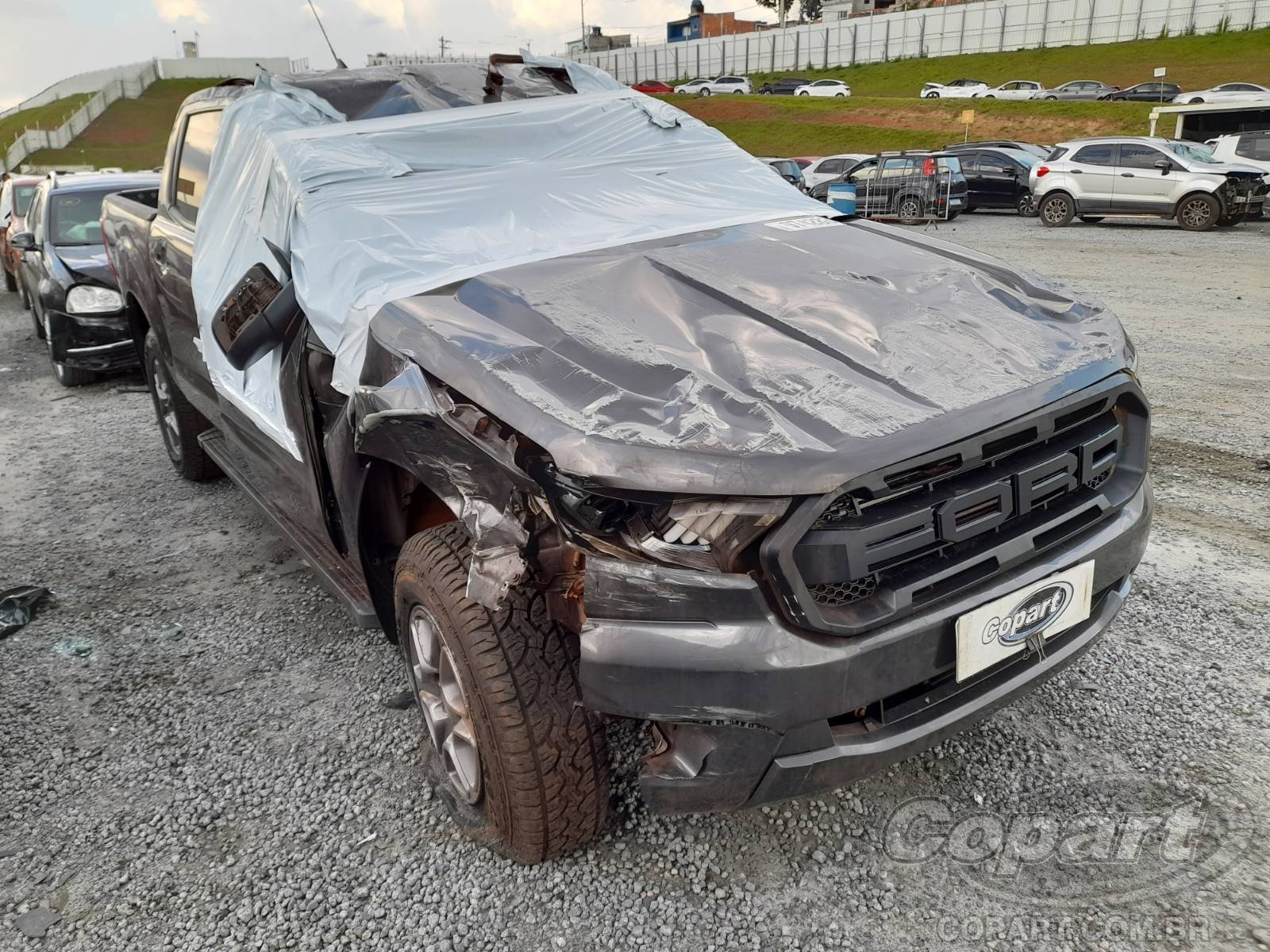 Veículo FORD Ranger Ford Ranger CD XLS AT 2.2 Duratorq 2021 Médio Dano 2022 em leilão