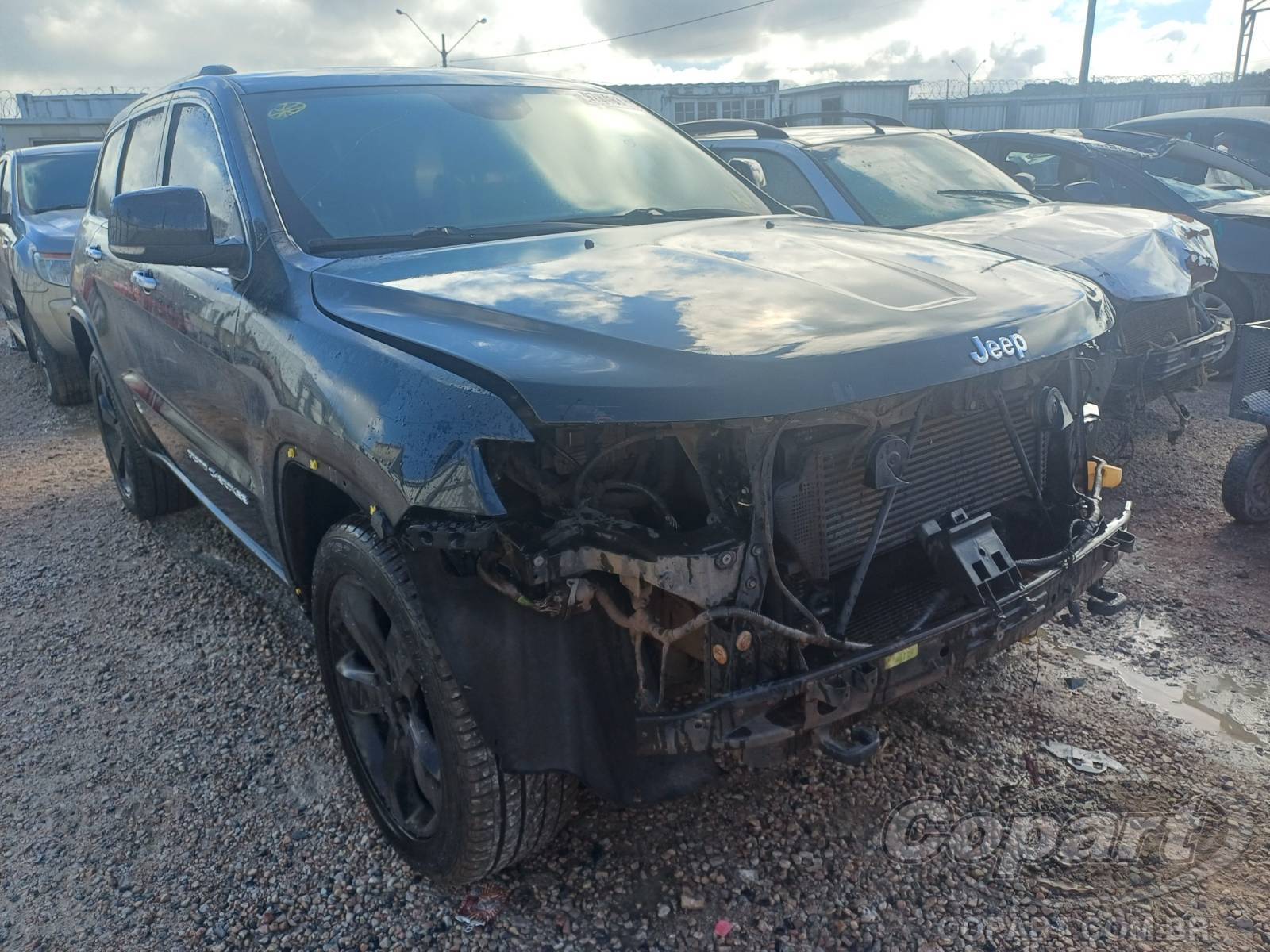 Jeep Grand Cherokee Limited 3.0 V6 CRD Turbo 2014 Colisão Frontal
