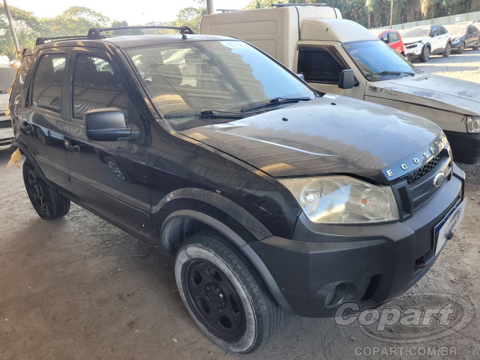 Veículo Ford Ecosport Ford Ecosport XLS 1.6 2008 Médio Dano Traseiro 2008 em leilão