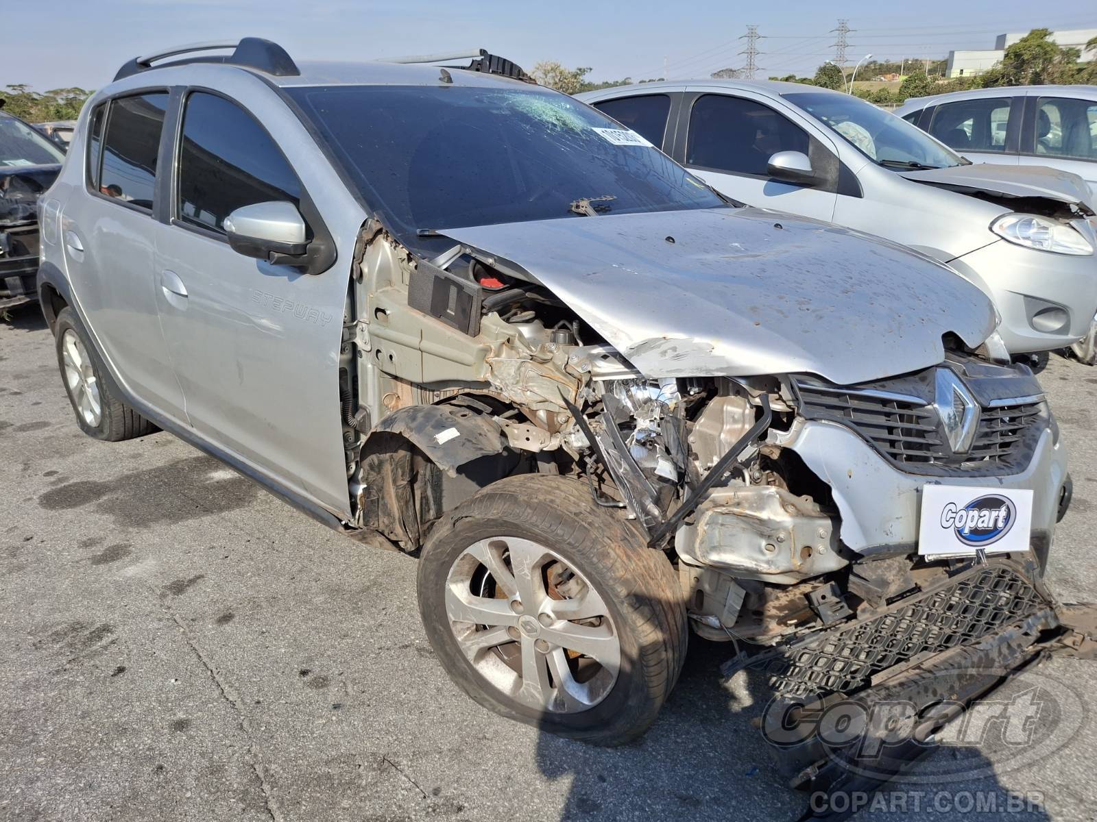 Veículo Renault Sandero RENAULT SANDERO STEPWAY 1.6 HI-POWER 2014 2015 em leilão