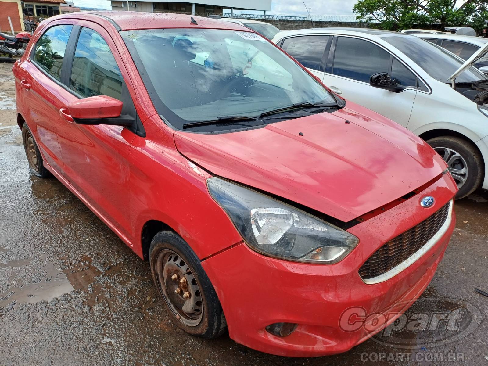 Veículo Ford Ka Ford Ka SE 1.0 12V 2015 Recuperável Enchente 2015 em leilão