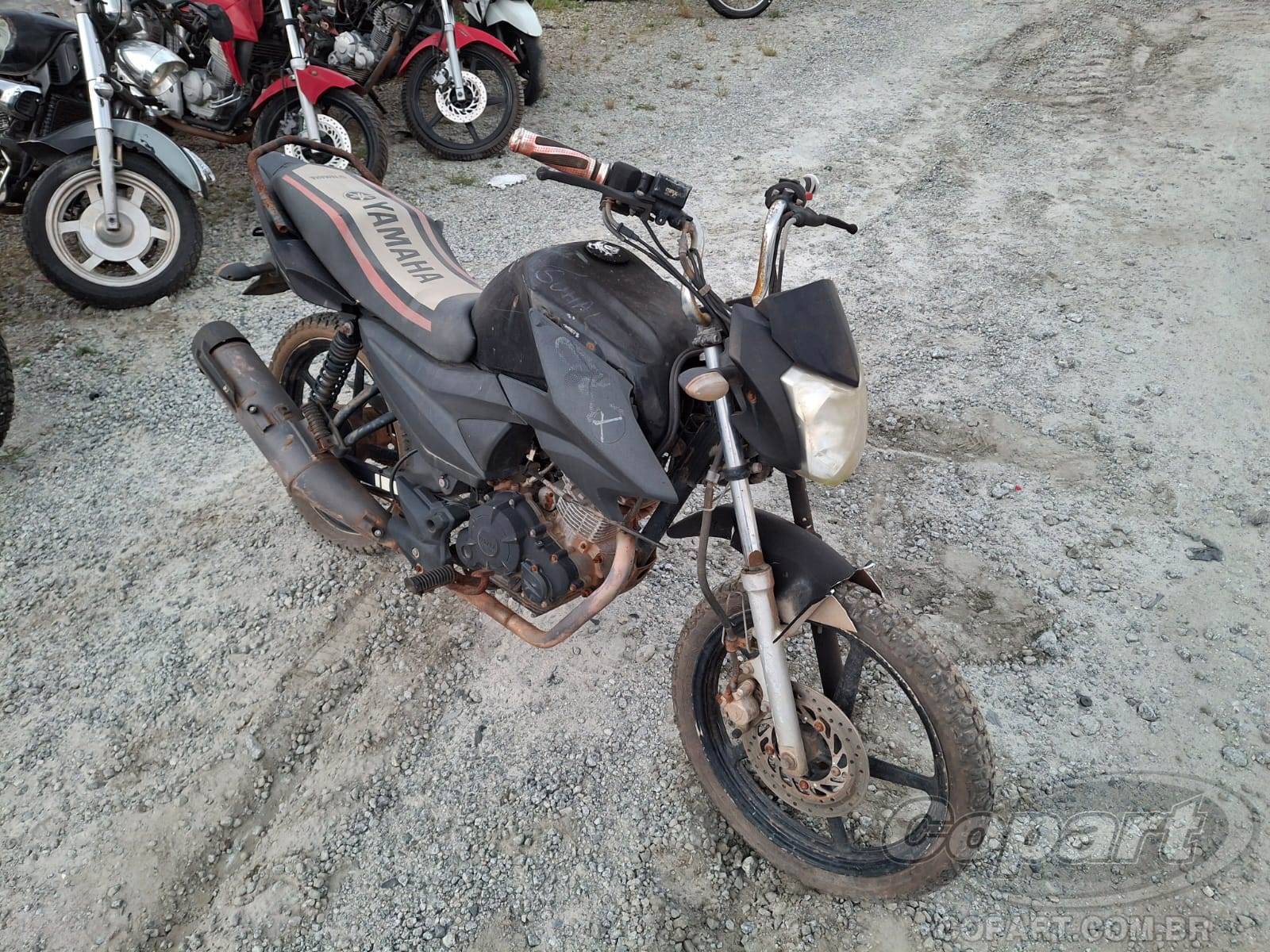 Veículo YAMAHA YBR Yamaha YBR 150 Factor 2021 Pequena Monta 2021 em leilão