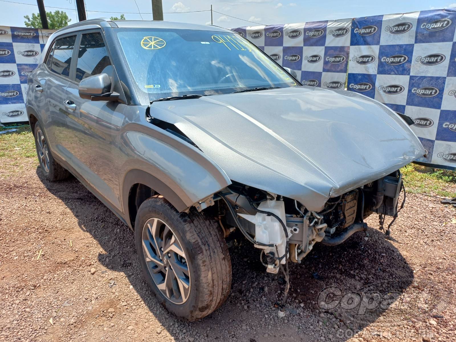 Veículo Hyundai Creta Hyundai Creta Platinum 1.0 12V TGDI Turbo 2023 Colisão Média Monta 2023 em leilão