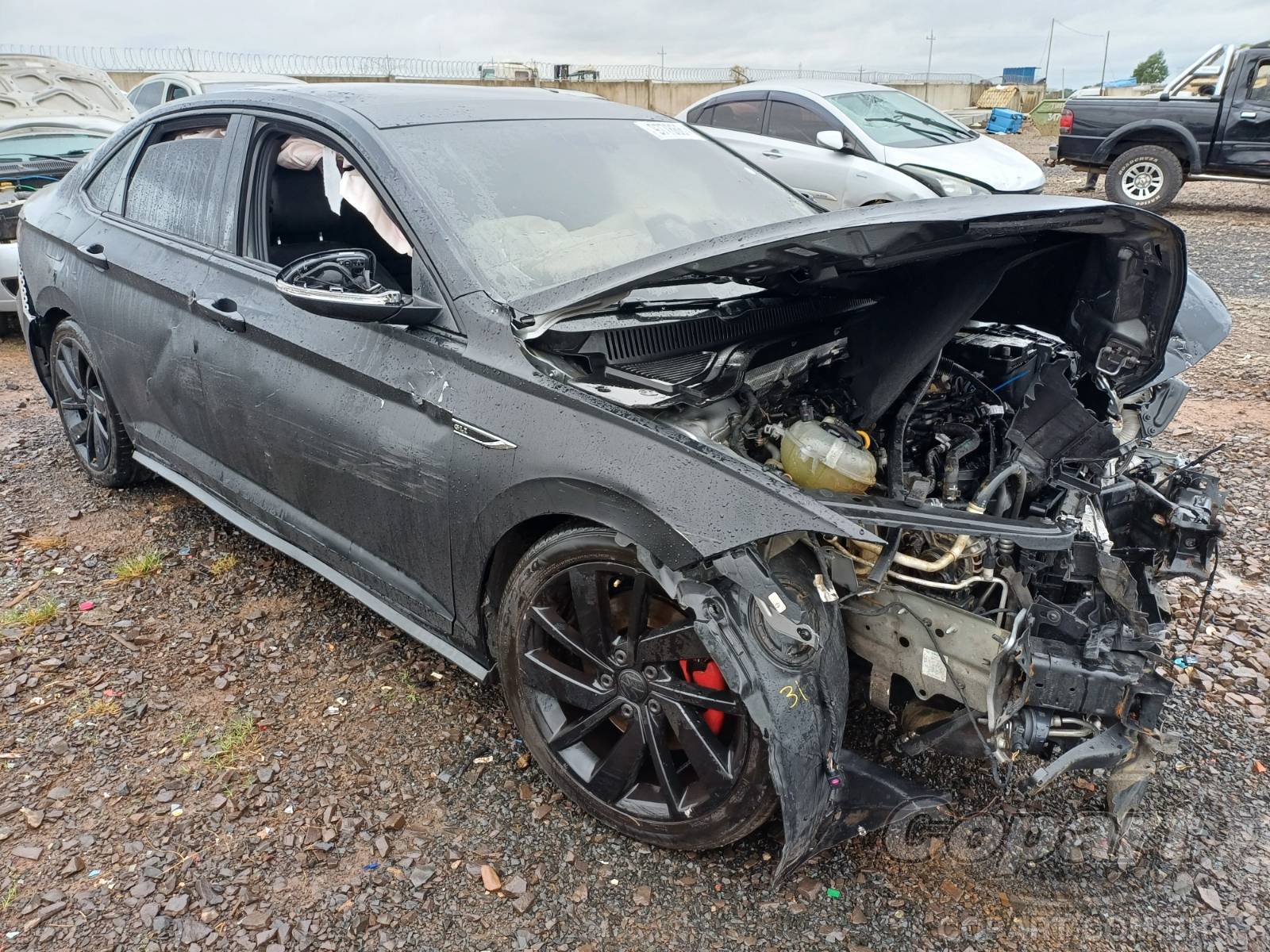 Veículo VW - VolksWagen Jetta Volkswagen Jetta GLI 2.0 16V TSI Turbo 2019 Colisão Média Monta 2019 em leilão