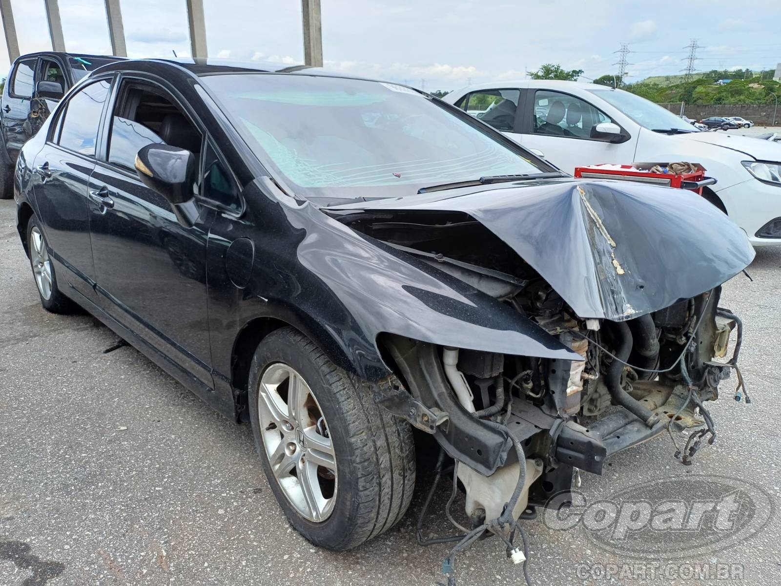 Honda Civic EXS 1.8 16V 2007 Blindado Colisão Média Monta