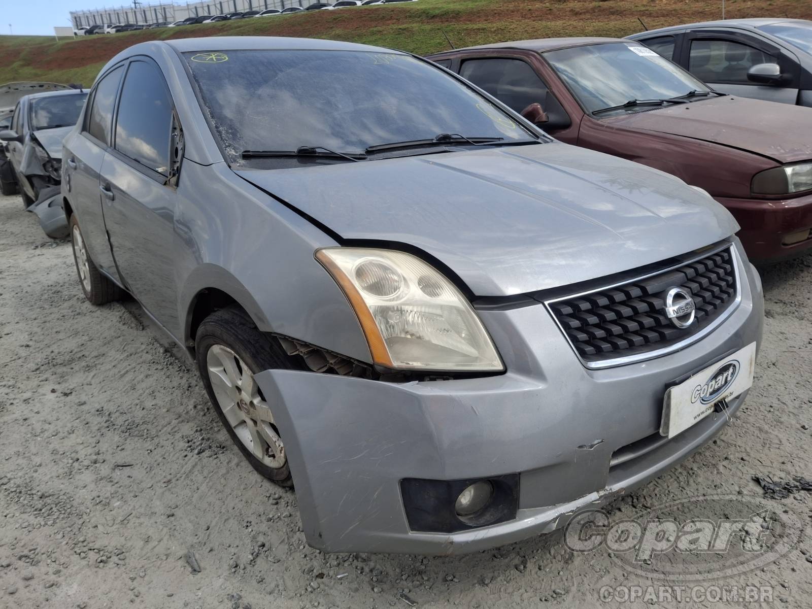 Nissan Sentra S 2.0 16V 2008 Colisão Frontal