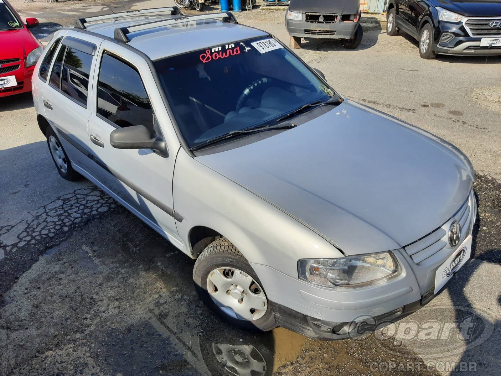 Veículo VW - VolksWagen Gol Volkswagen Gol City 1.0 Total Flex 2009 Enchente Médio 2009 em leilão