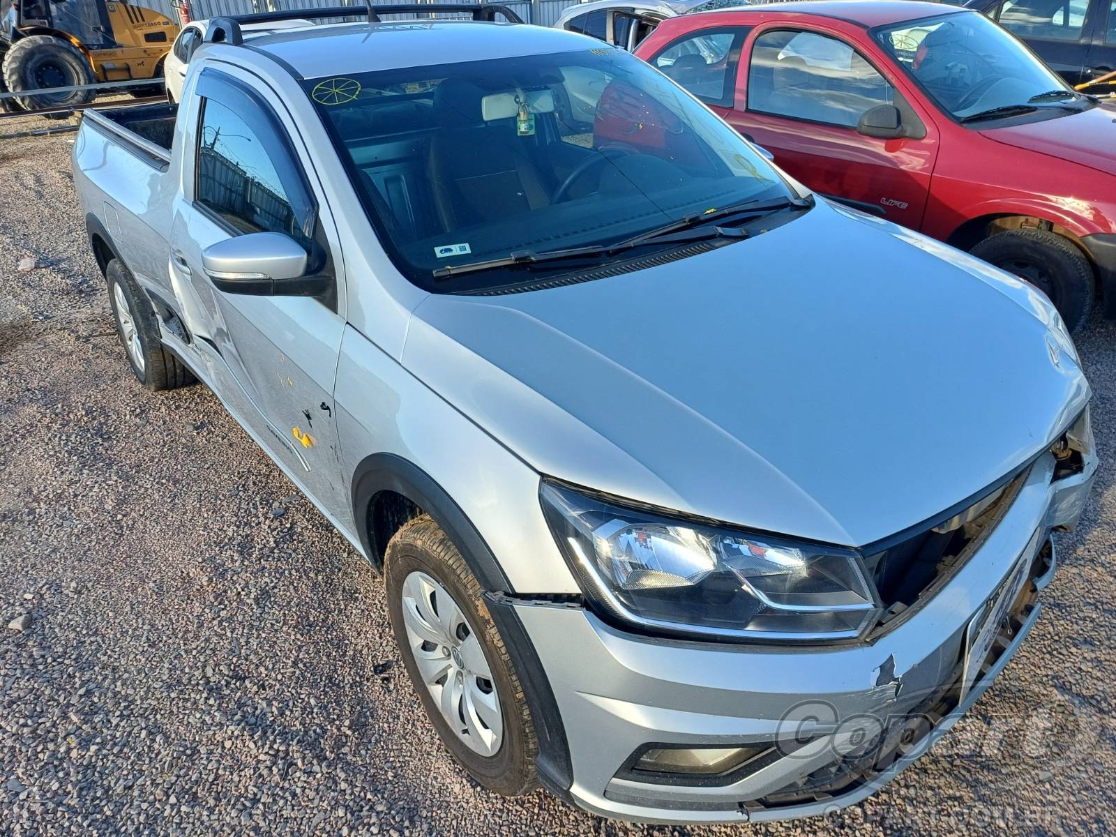Veículo VW - VolksWagen Saveiro Volkswagen Saveiro Trendline 1.6 MSI 2017 Colisão 2017 em leilão