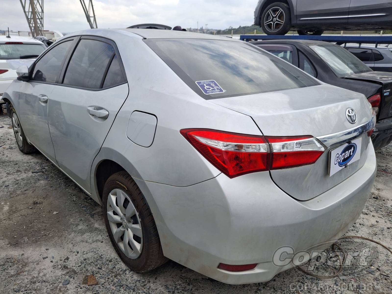 2017 TOYOTA COROLLA — leilão em Itaquaquecetuba/SP (foto 3)