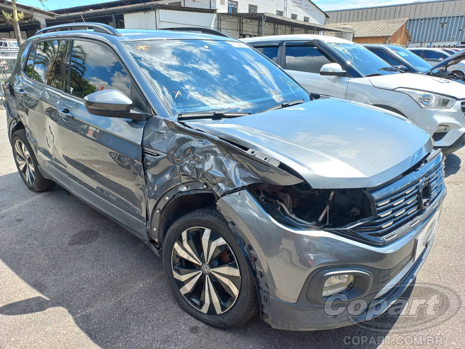 Veículo VW - VolksWagen T-Cross VOLKSWAGEN T-CROSS Comfortline 200 AT 1.0 12V TSI Turbo 2021 2021 em leilão