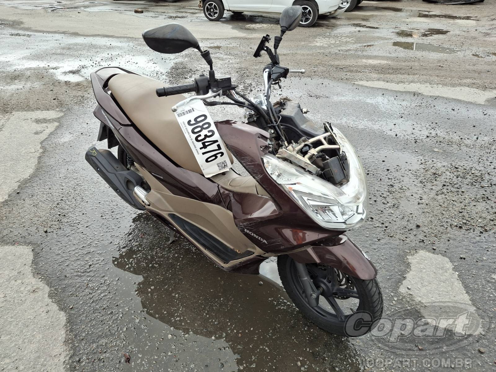 Veículo HONDA PCX Honda PCX 150 DLX 2017 Pequena Monta 2017 em leilão