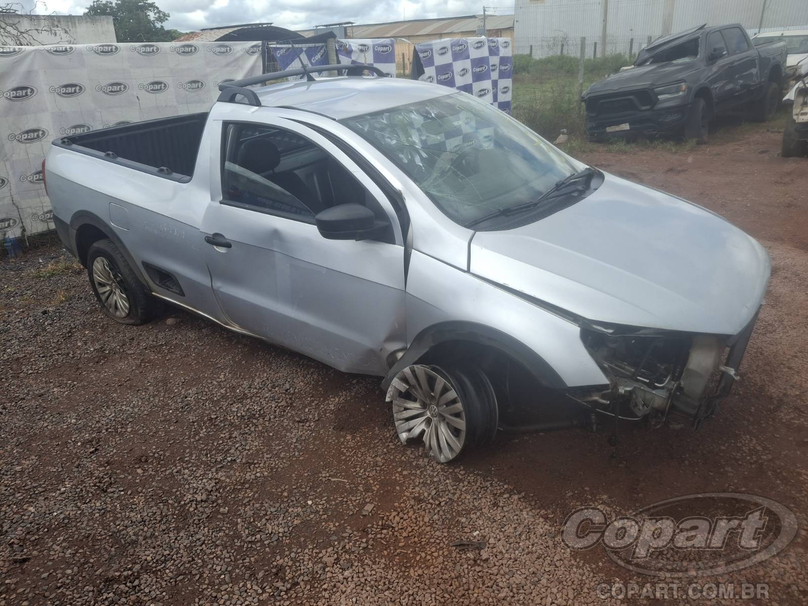 Veículo VW - VolksWagen Saveiro VOLKSWAGEN SAVEIRO 1.6 16V MSI 2023 2023 em leilão