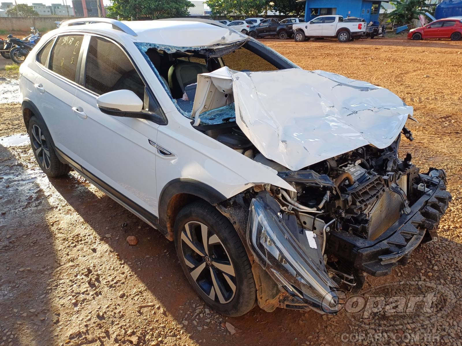 Veículo VW - VolksWagen Nivus Volkswagen Nivus Highline 1.0 12V TSI Turbo 2024 Colisão Média Monta 2024 em leilão