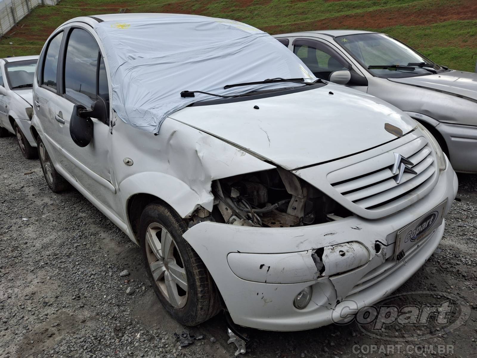 Veículo Citroën C3 Citroen C3 Exclusive 1.6 16V 2007 Colisão Média Monta 2007 em leilão