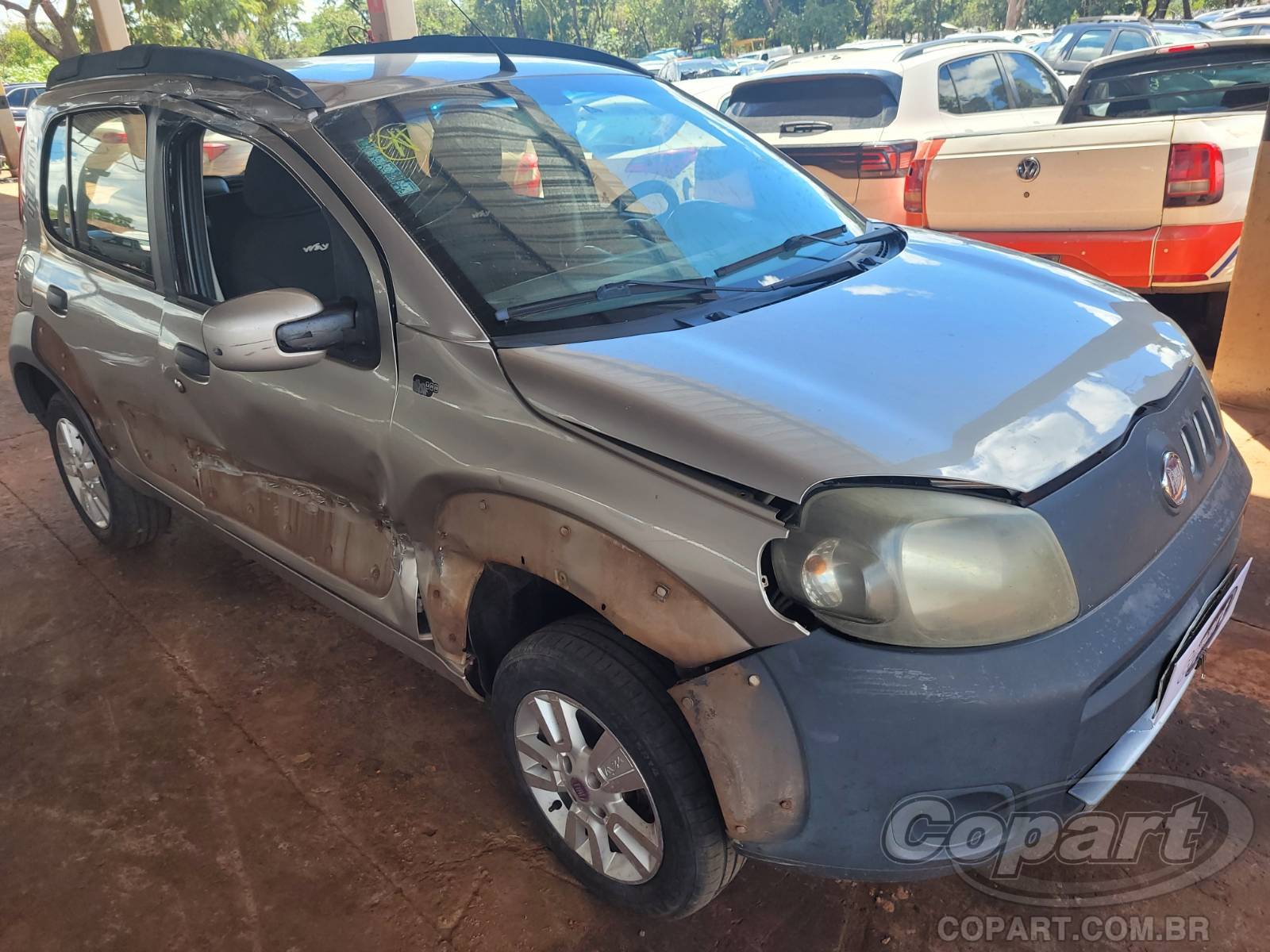 Veículo Fiat Uno Fiat Uno Way 1.0 Evo 2011 Colisão Média Monta 2011 em leilão