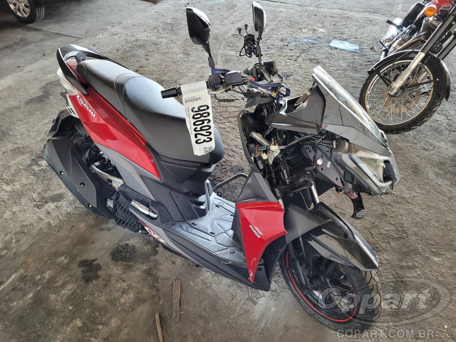 Dafra Cruisym 150 CBS 2024 Médio Dano