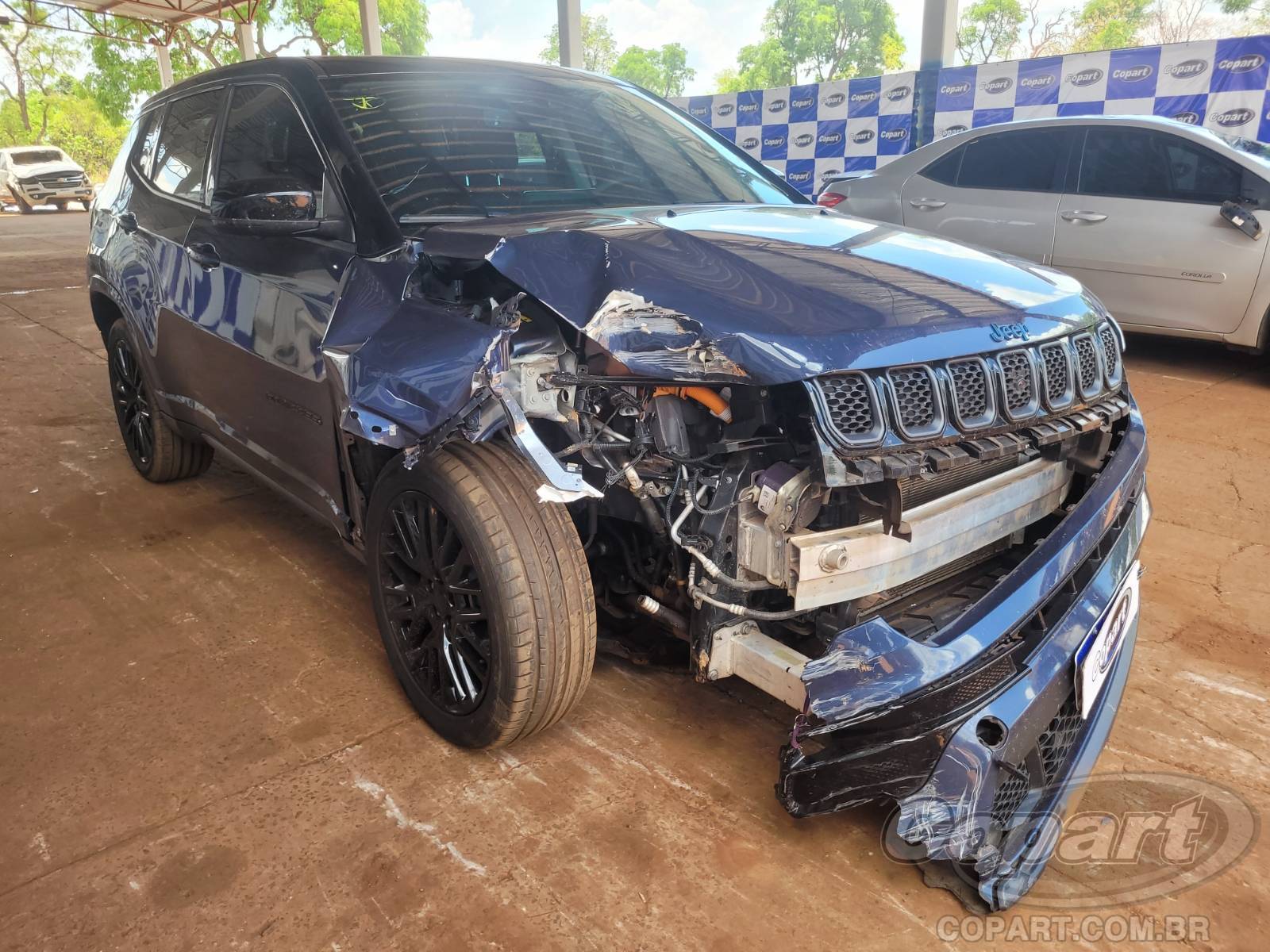 Veículo Fiat Compass JEEP COMPASS S 4XE 2022 Híbrido Elétrico/Gasolina 2022 em leilão