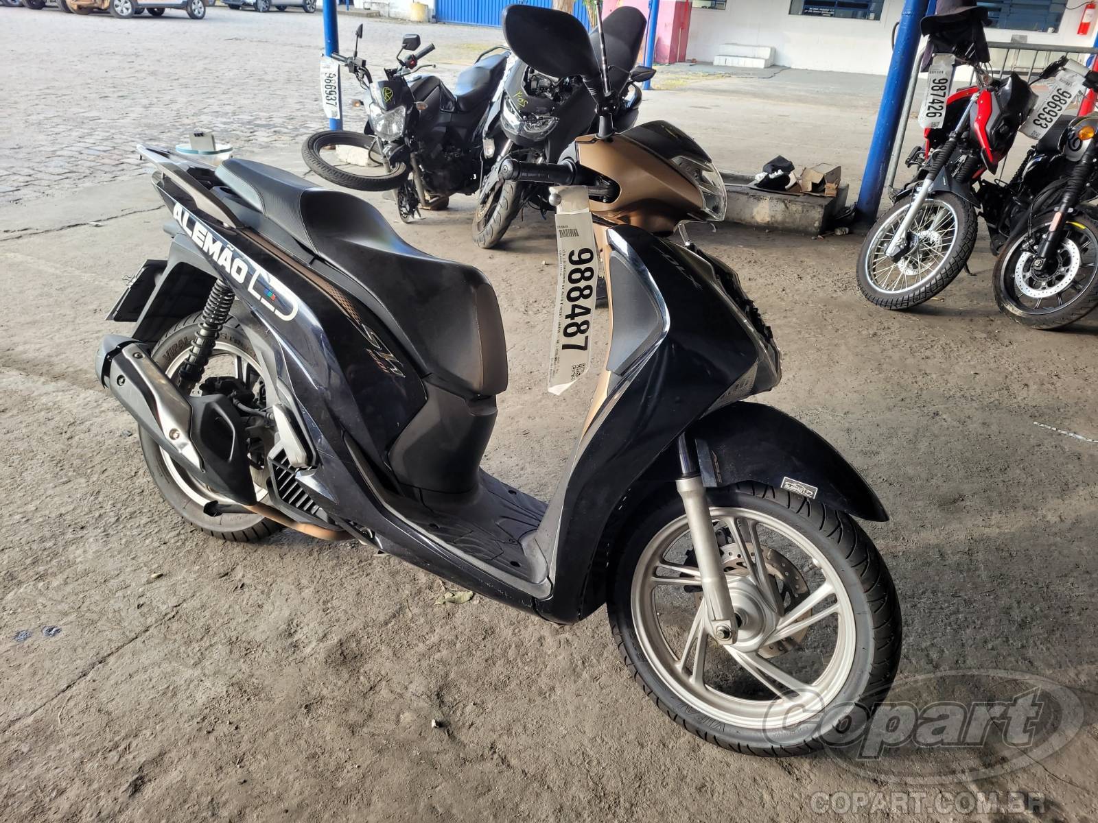 Veículo HONDA SH Honda SH 150i DLX CVT 2018 Pequena Monta 2018 em leilão