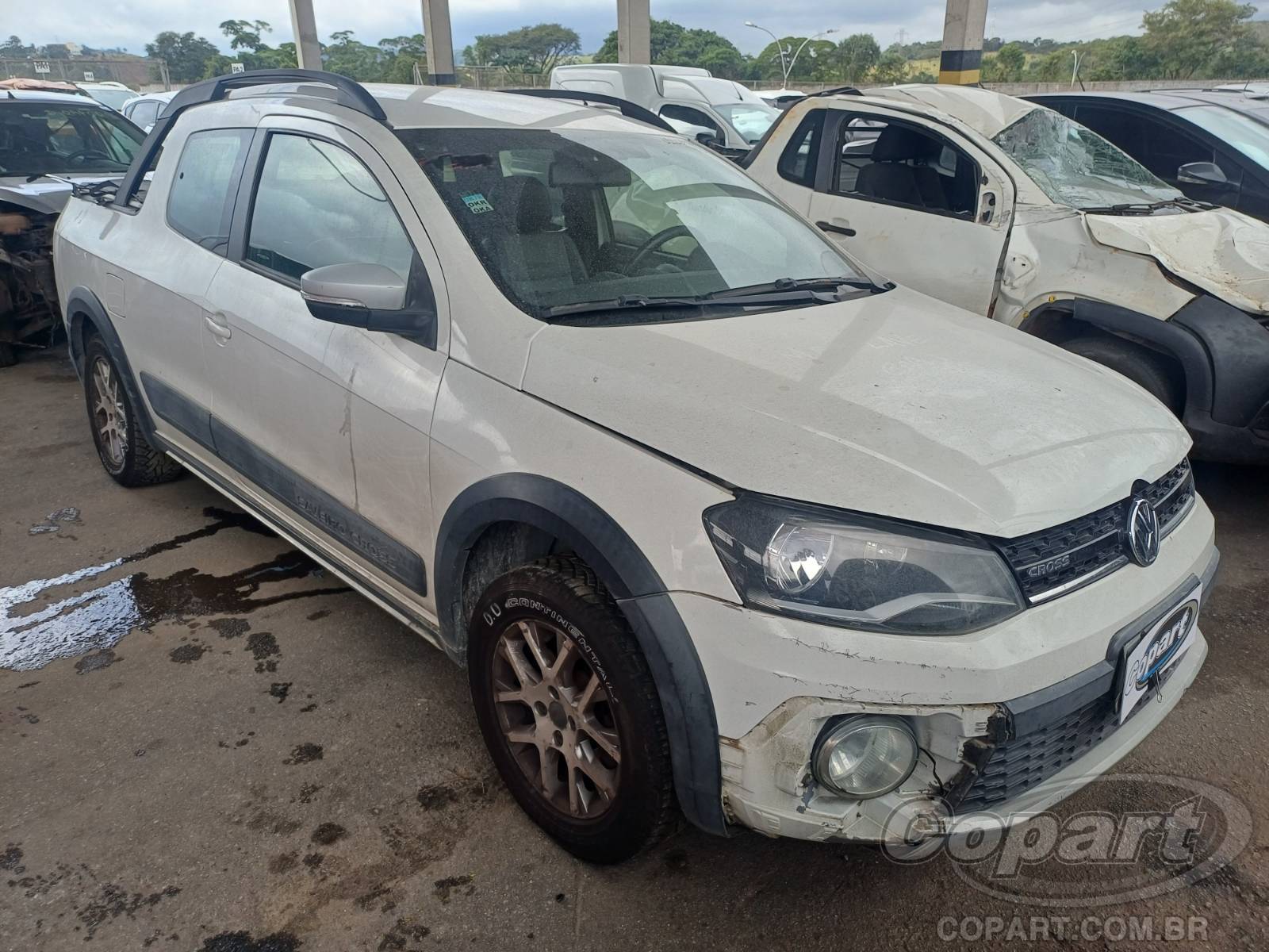Veículo VOLKSWAGEN Volkswagen VOLKSWAGEN SAVEIRO CD 1.6 16V MSI 2015 em leilão