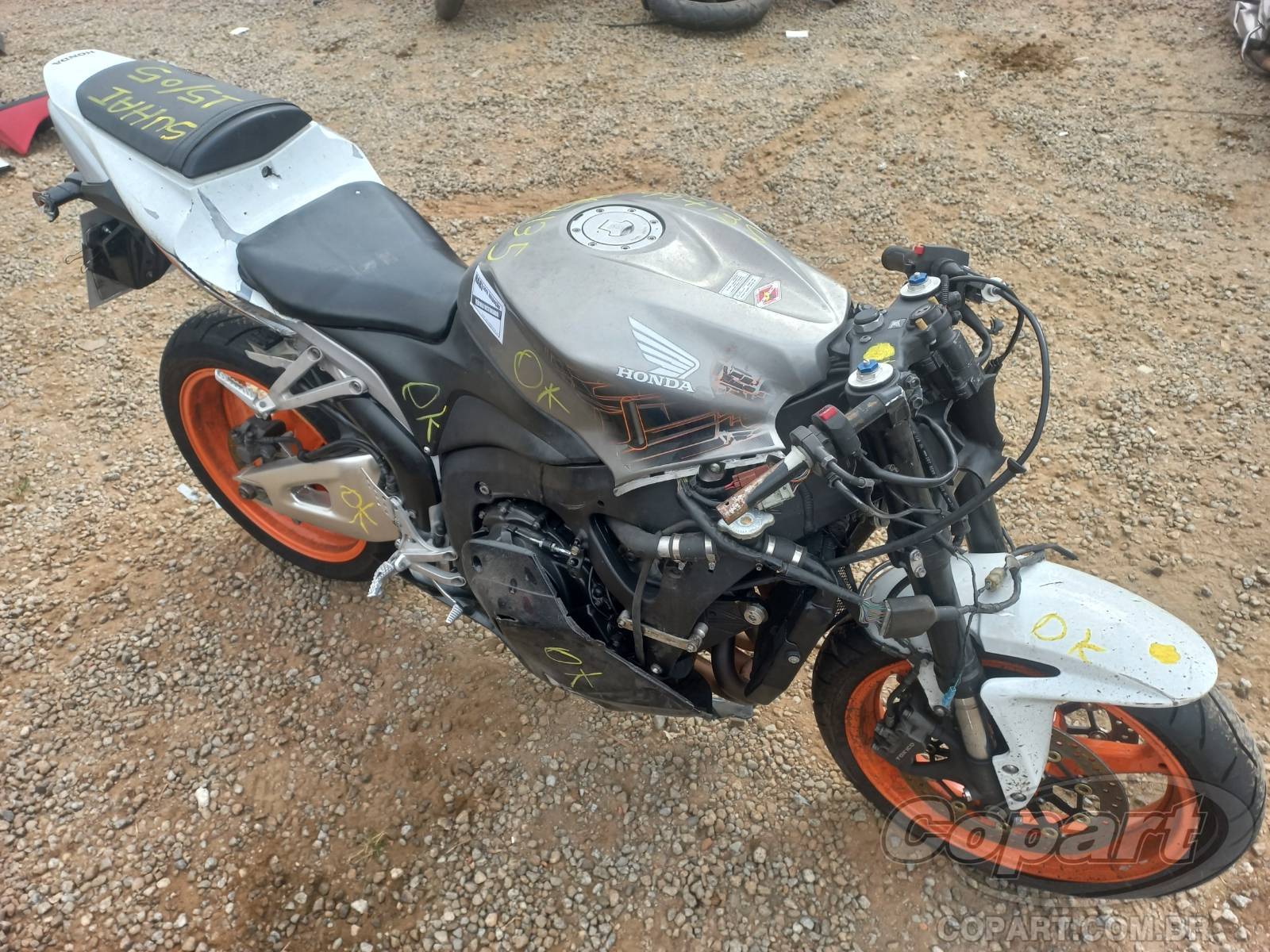 Veículo HONDA CBR 2011 HONDA CBR 600RR 2011 em leilão