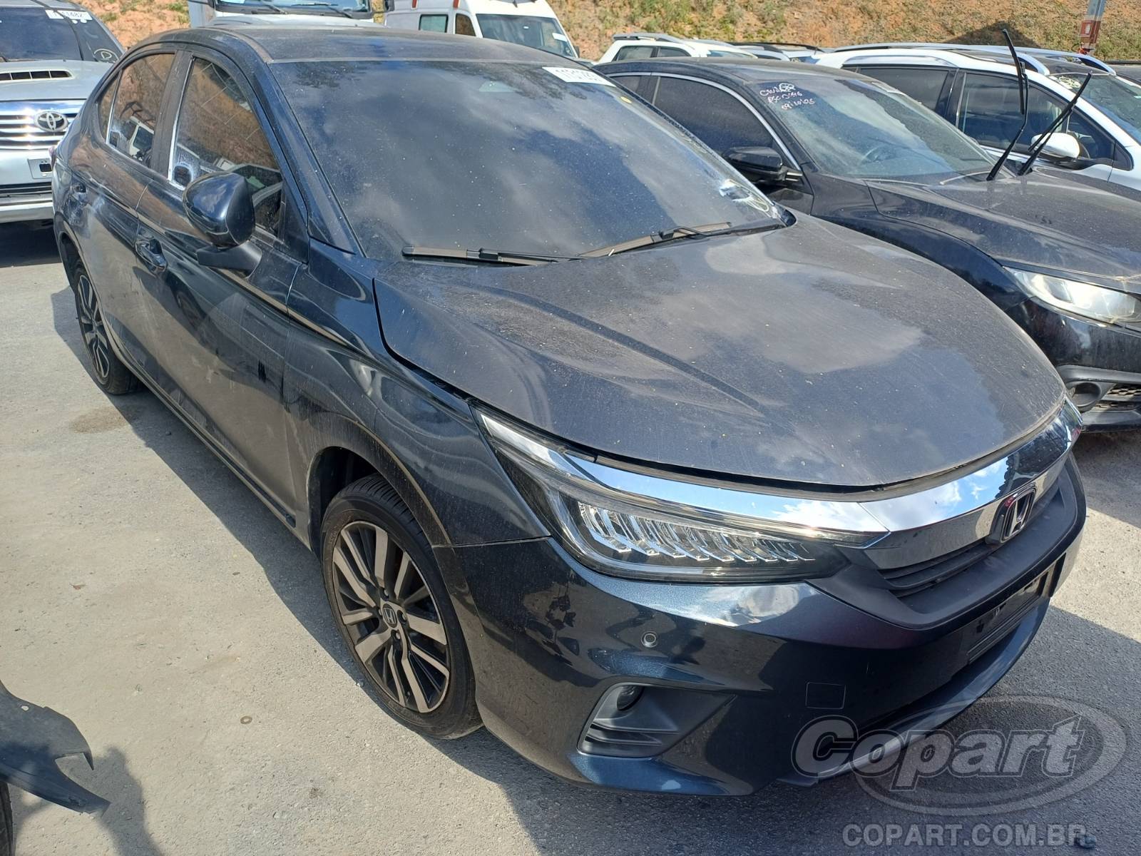 Veículo Honda City Honda City Touring 1.5 16V i-VTEC 2022 Recuperável 2022 em leilão