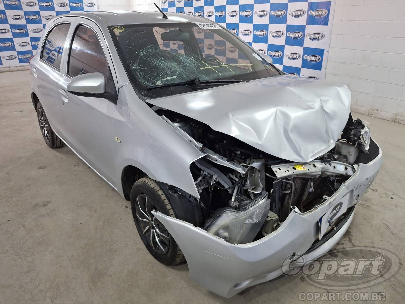Veículo Toyota Etios TOYOTA ETIOS X 1.3 16V 2016 2016 em leilão
