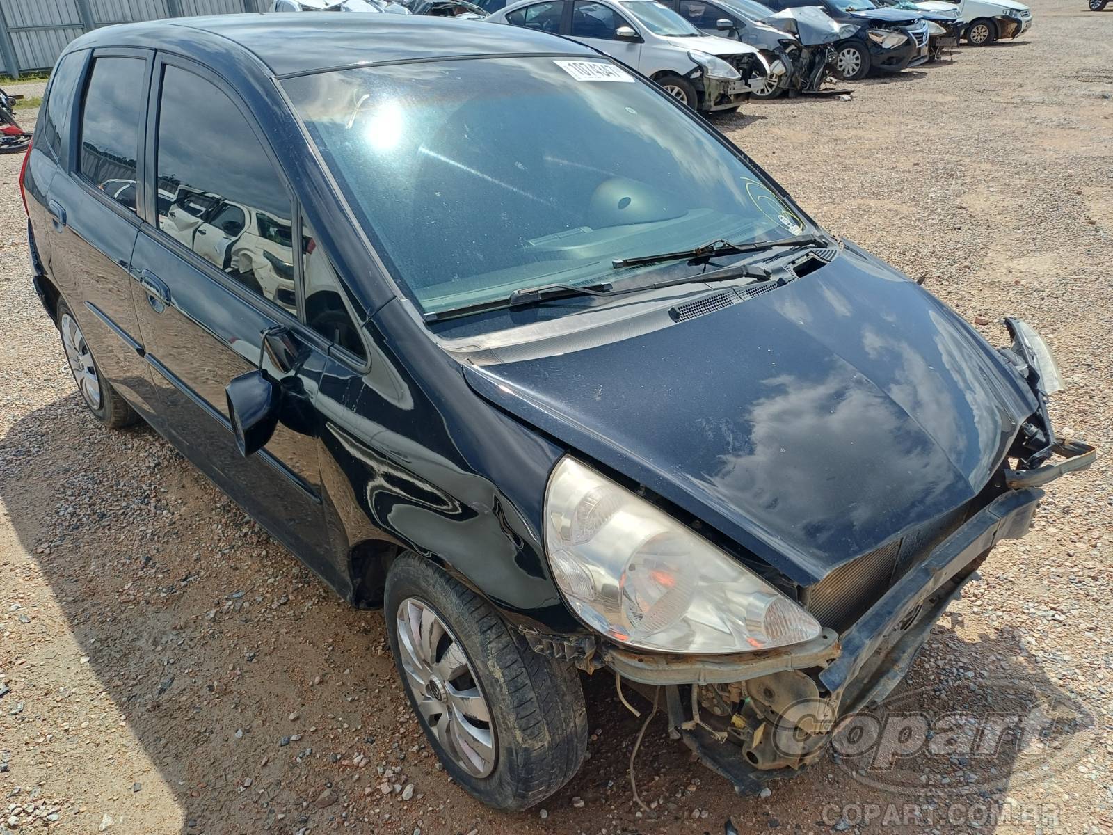Honda Fit 2004 - Motor 1.4, Dano Frontal