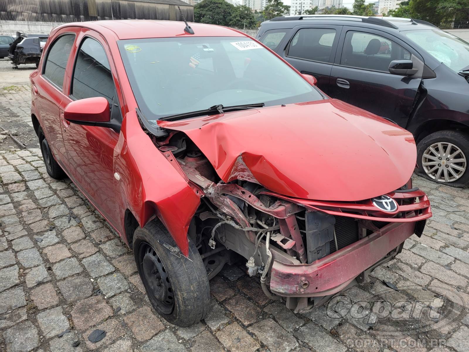 Veículo Toyota Etios TOYOTA ETIOS X 1.3 2017 Flex Colisão Média Monta 2017 em leilão