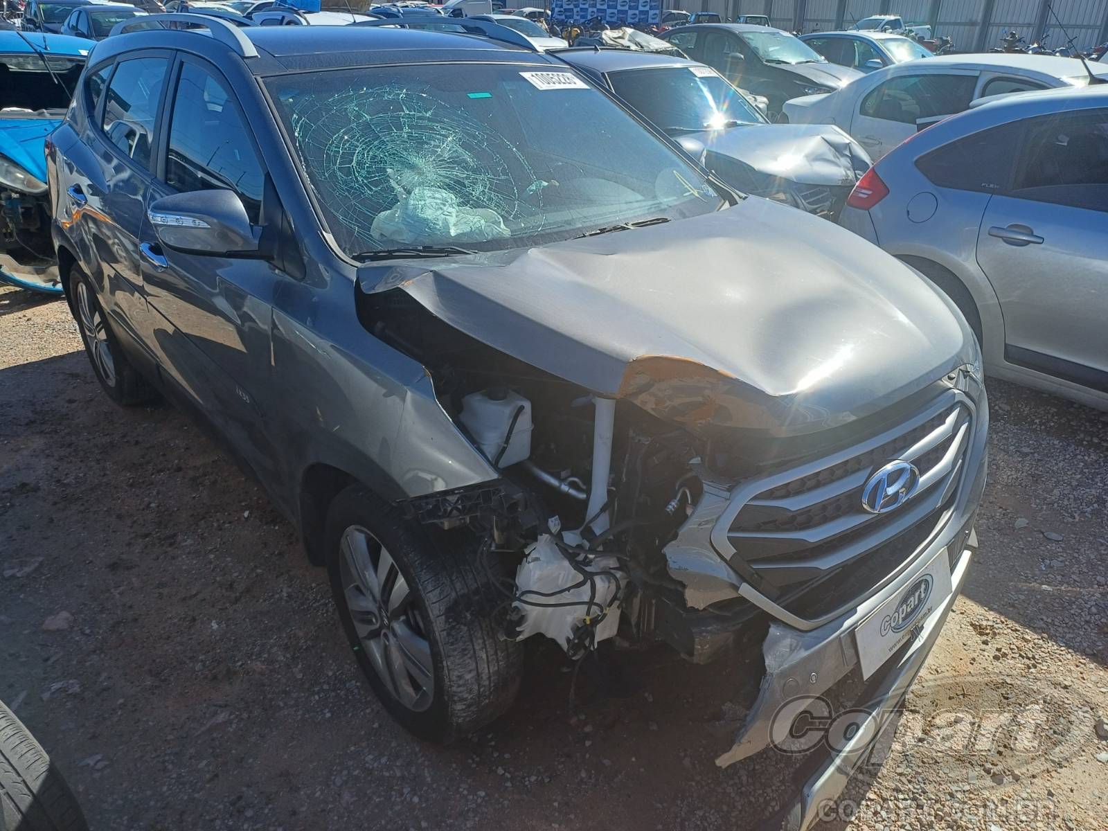 Veículo Hyundai IX35 HYUNDAI IX35 2017 Colisão Média Monta 2017 em leilão