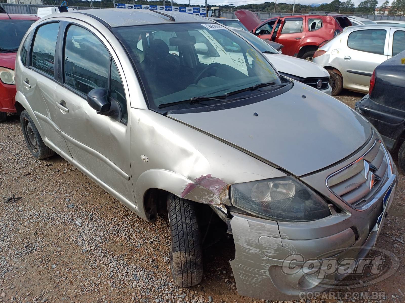 Veículo Peugeot C3 CITROEN C3 GLX 1.4 2007 2008 em leilão