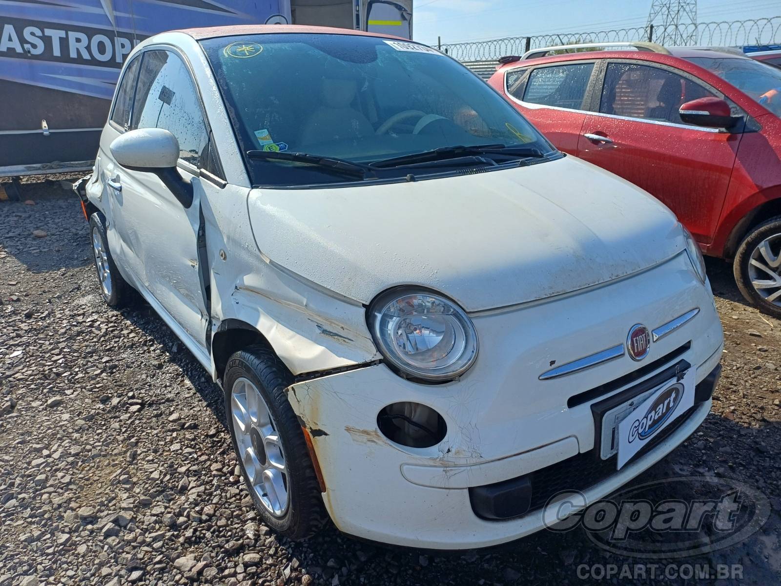 Veículo Fiat 500 FIAT 500 1.4 EVO 2015 2015 em leilão