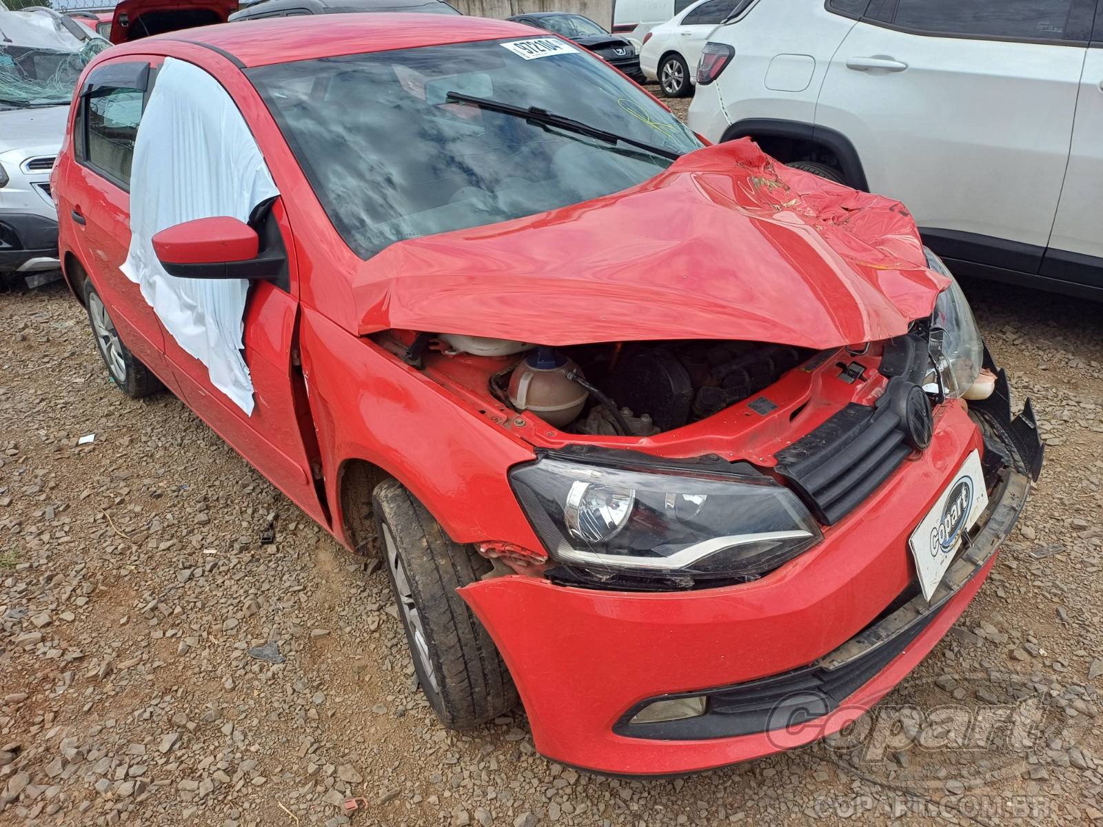 Volkswagen Gol City Novo 1.0 Total Flex 2014 Colisão Média Monta