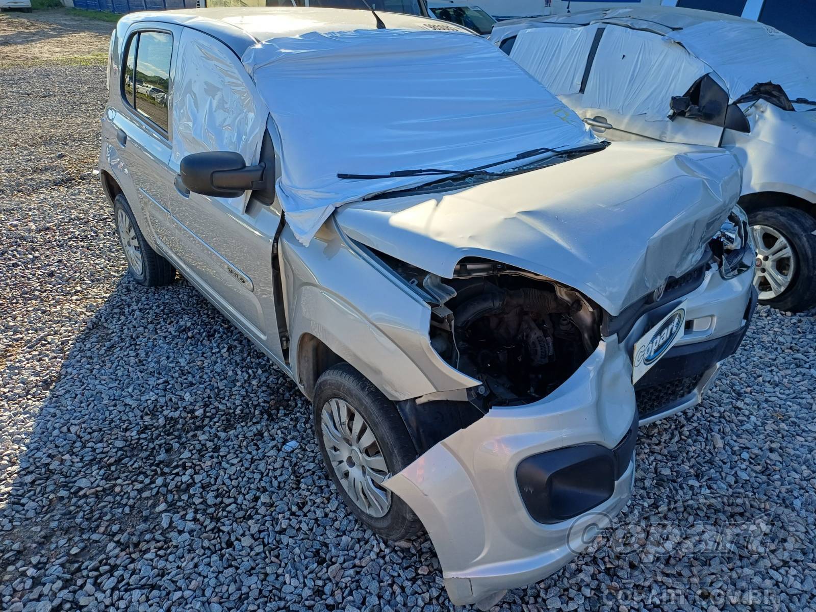 Fiat Uno Drive 1.0 Firefly 2018 Colisão Média Monta