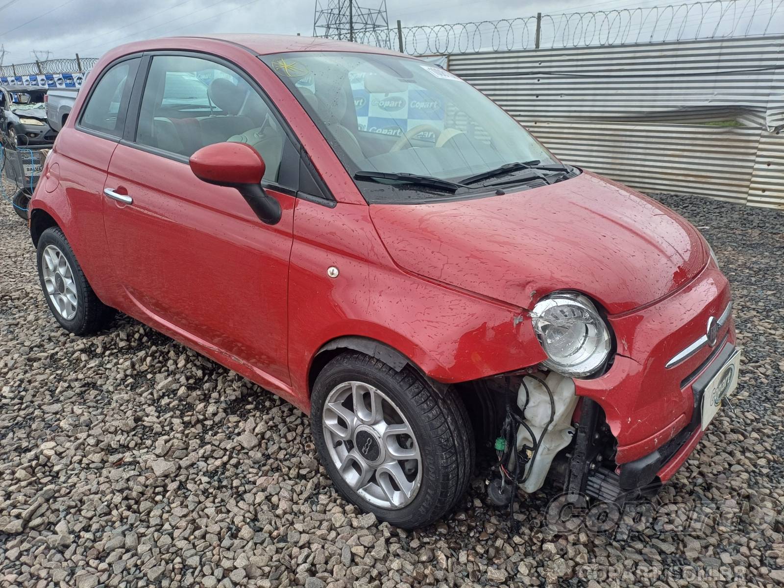 Veículo Fiat 500 FIAT 500 Cult Dualogic 1.4 Evo 2013 2013 em leilão