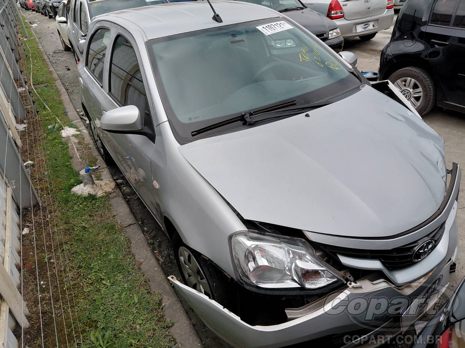 Veículo Toyota Etios Toyota Etios X AT 1.3 16V Dual VVT-i 2018 2018 em leilão