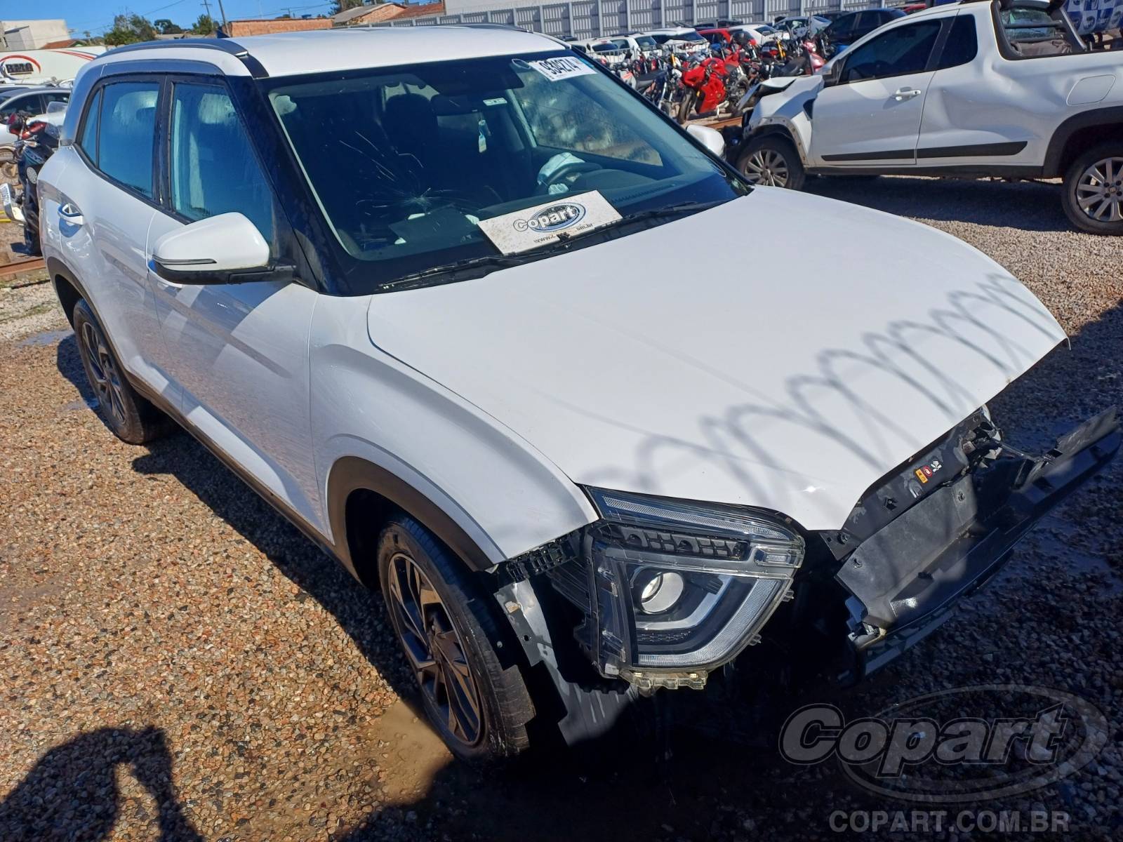 Veículo Hyundai Creta 2021 HYUNDAI CRETA LIMITED 1.0 12V TGDI TURBO 2022 em leilão