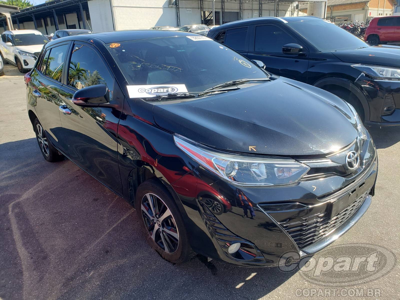 Veículo Toyota Yaris Toyota Yaris XLS CVT 1.5 16V 2020 Pequena Monta 2020 em leilão
