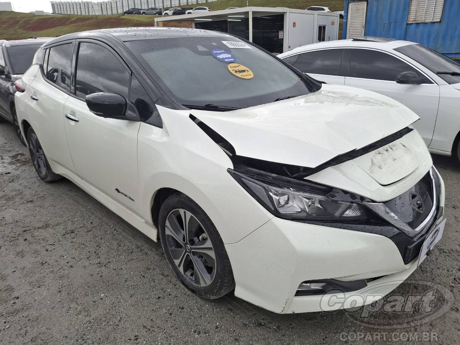 Nissan Leaf Tekna 110 kW 2020 Blindado Colisão Frontal