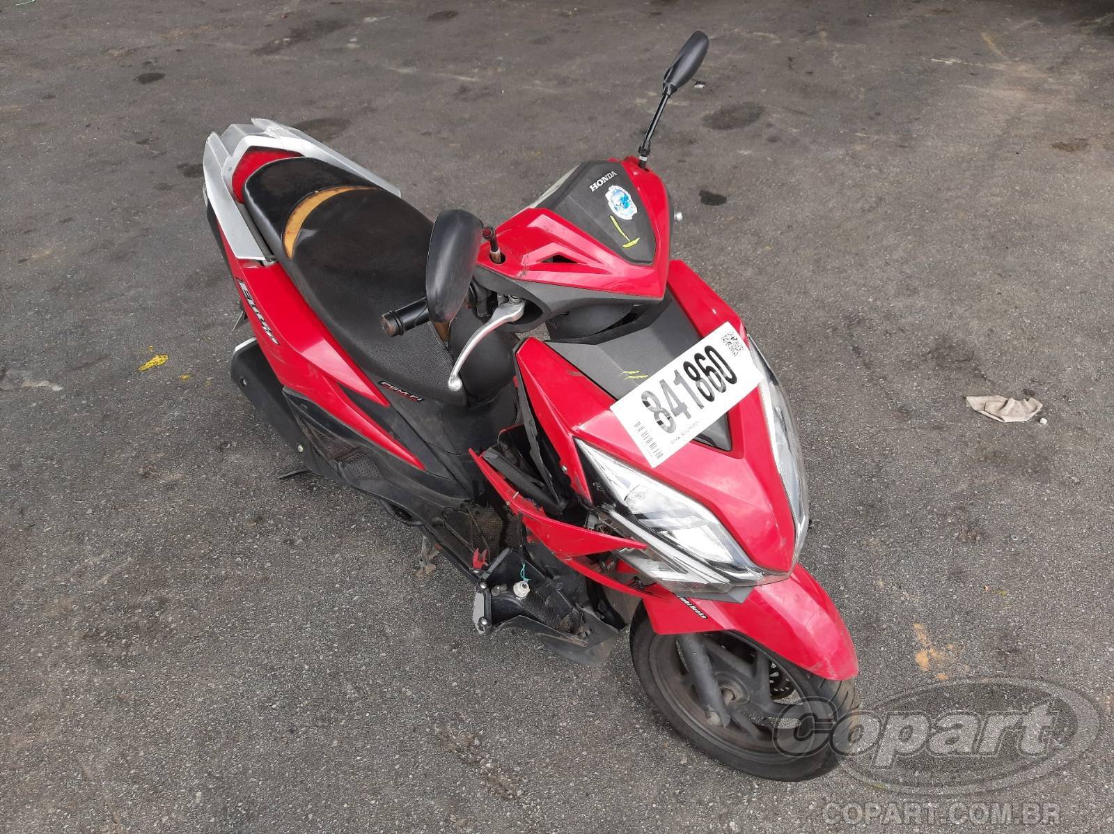 Veículo HONDA Elite Honda Elite 125 CBS V-Matic 2019 Pequena Monta 2019 em leilão