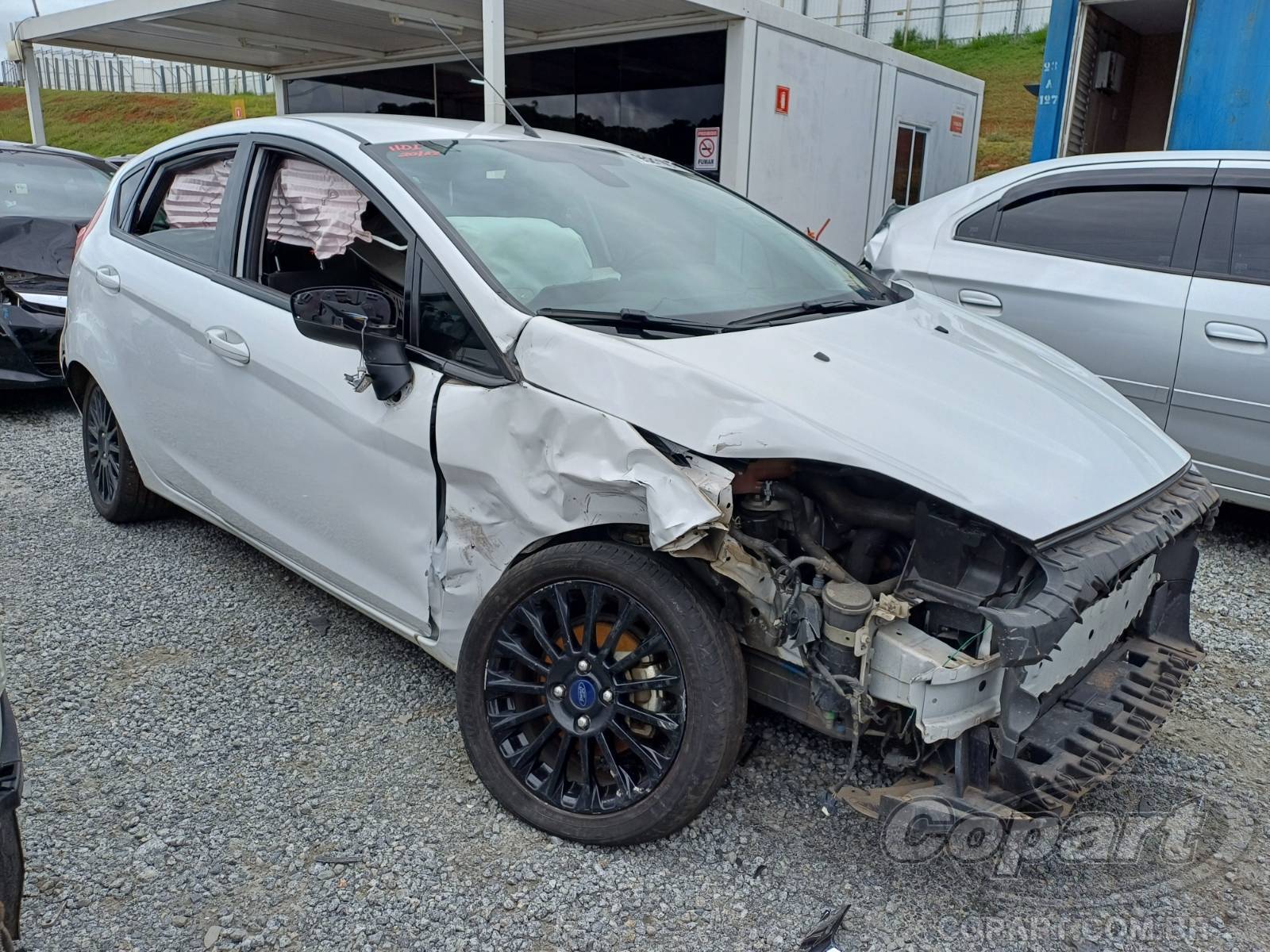 Veículo Ford Fiesta FORD FIESTA TITANIUM POWERSHIFT 1.0 ECOBOOST TURBO 2017 2017 em leilão