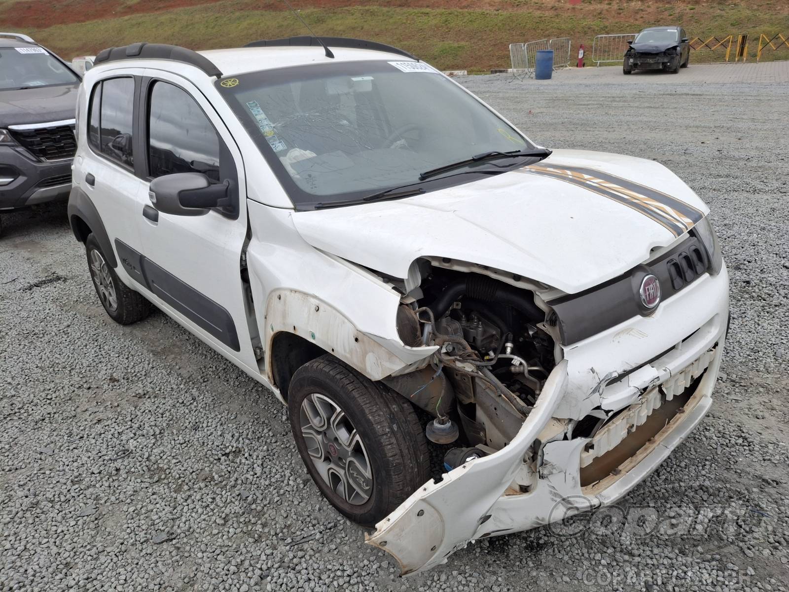 Veículo Fiat Uno Fiat Uno Way 1.4 Evo 2015 Colisão 2015 em leilão