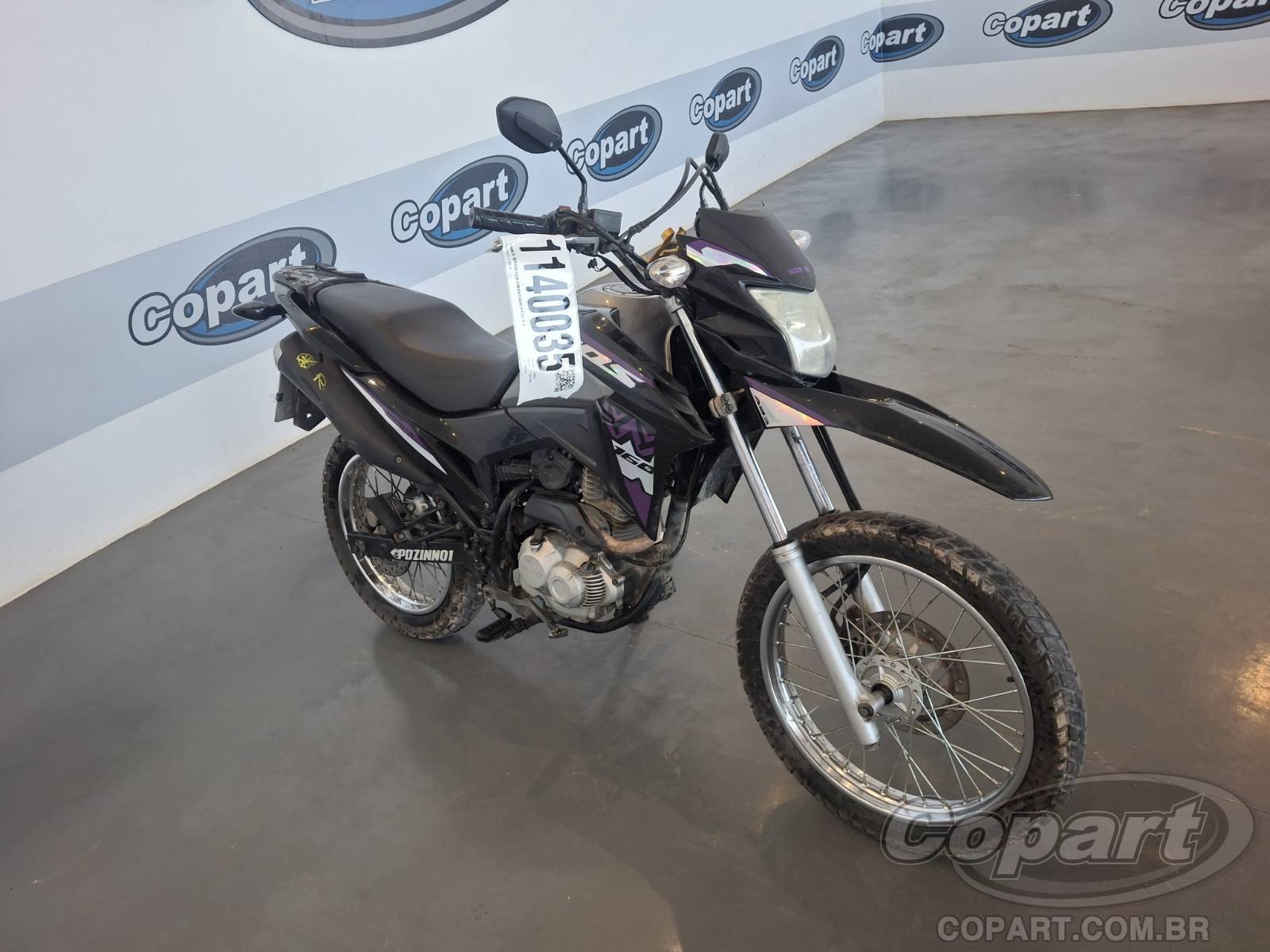 Honda NXR 160 2023 em leilão