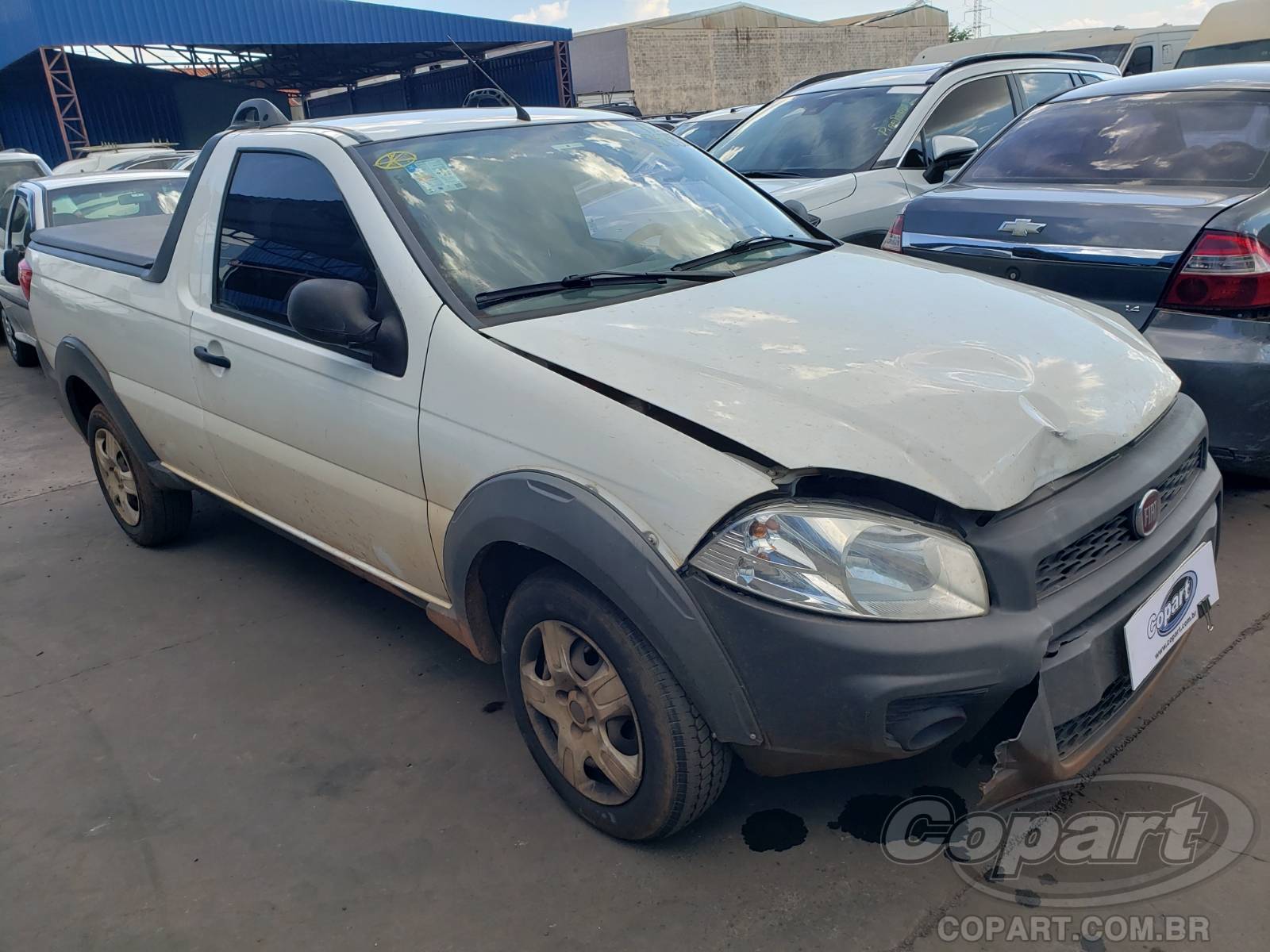 Veículo Fiat Strada Fiat Strada Hard Working 1.4 Evo 2019 Colisão Média Monta 2019 em leilão
